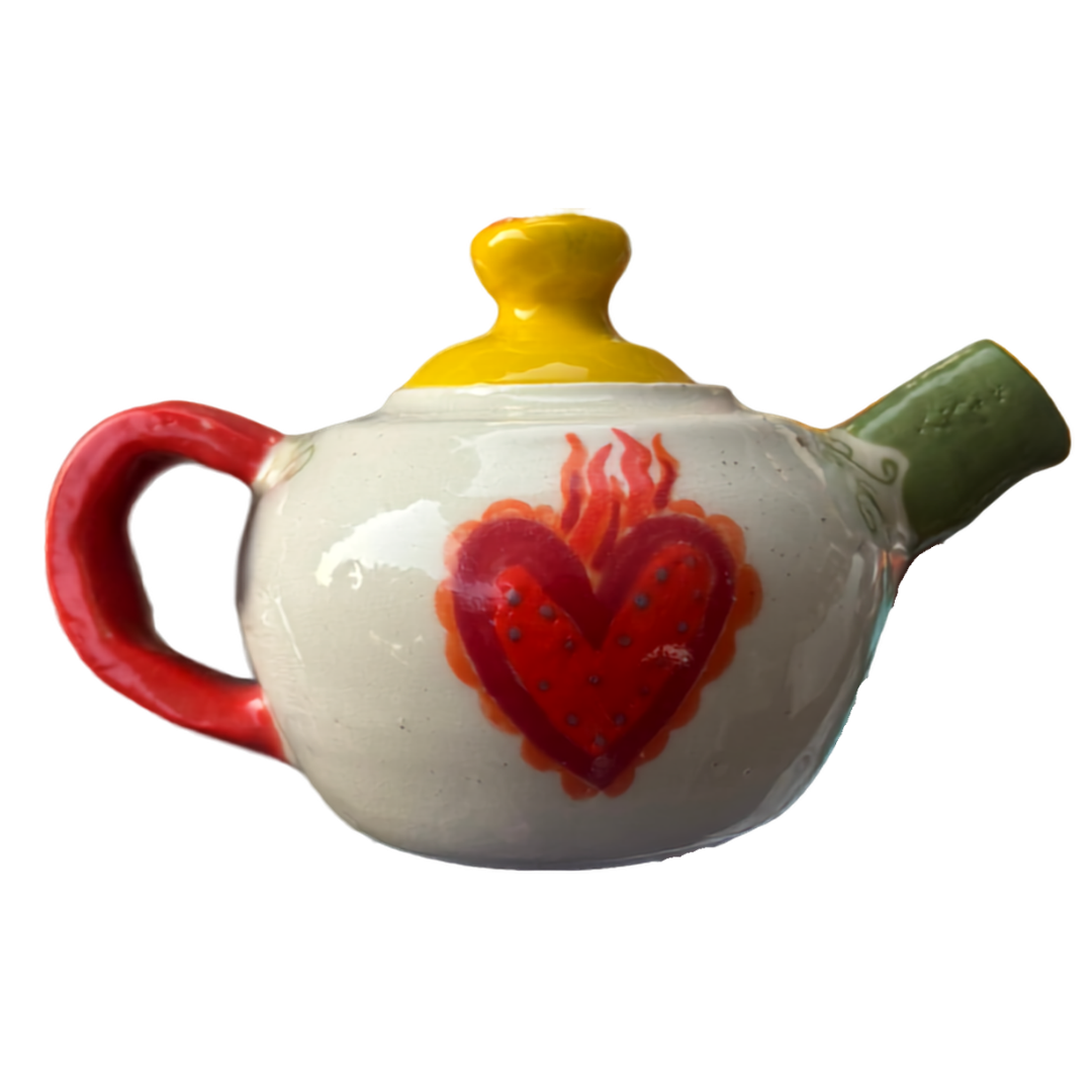 Frida’s Corazón One-Cup Teapot 1 - Image 2