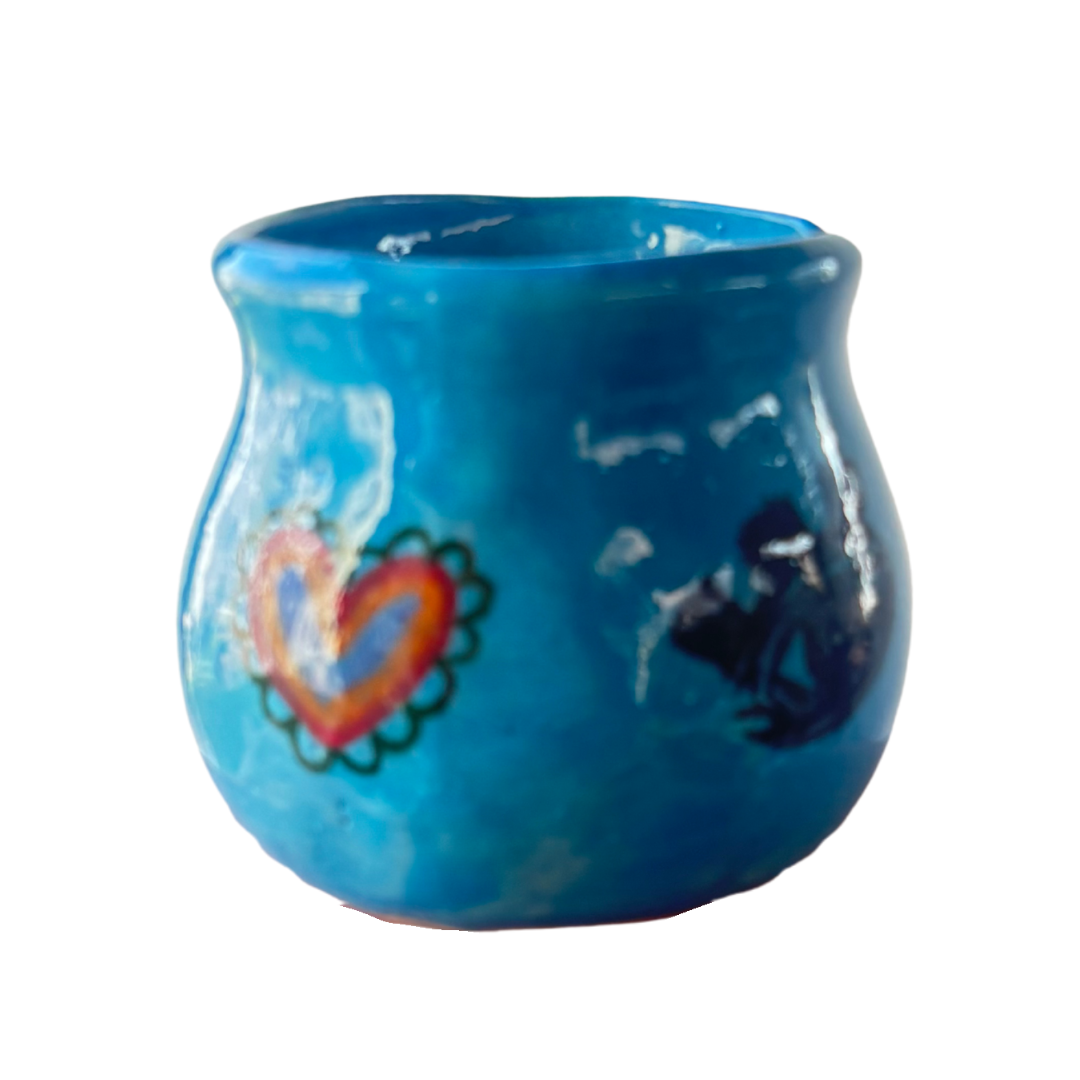 Frida’s Ojo Azul Sugar Pot — Blue Eye - Image 3